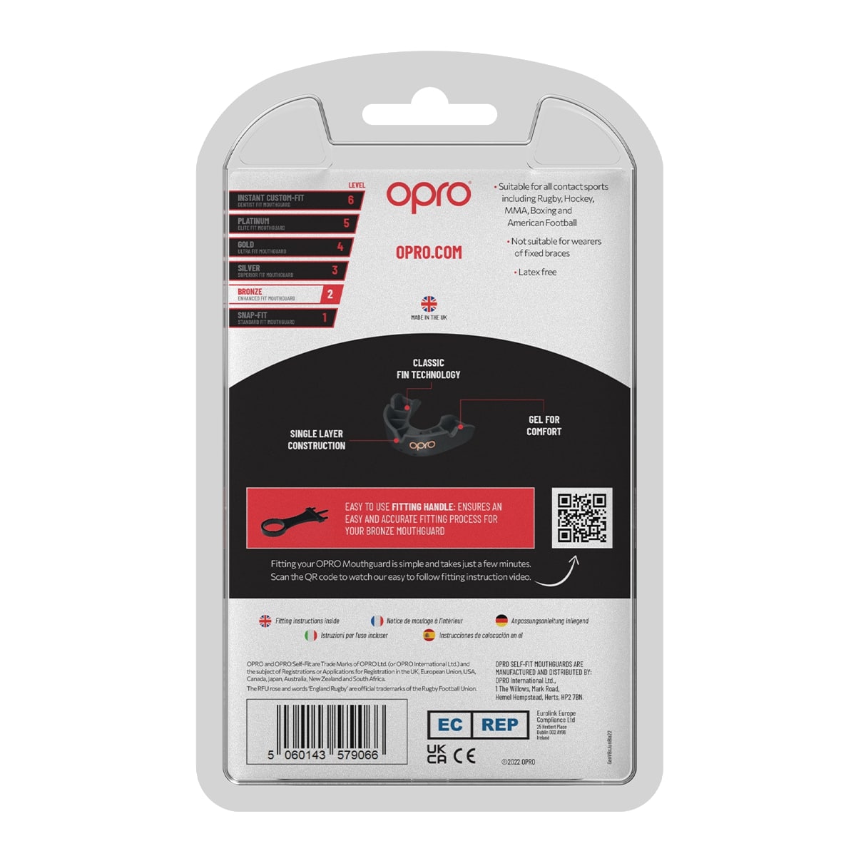 Opro Mouthguards Bronze