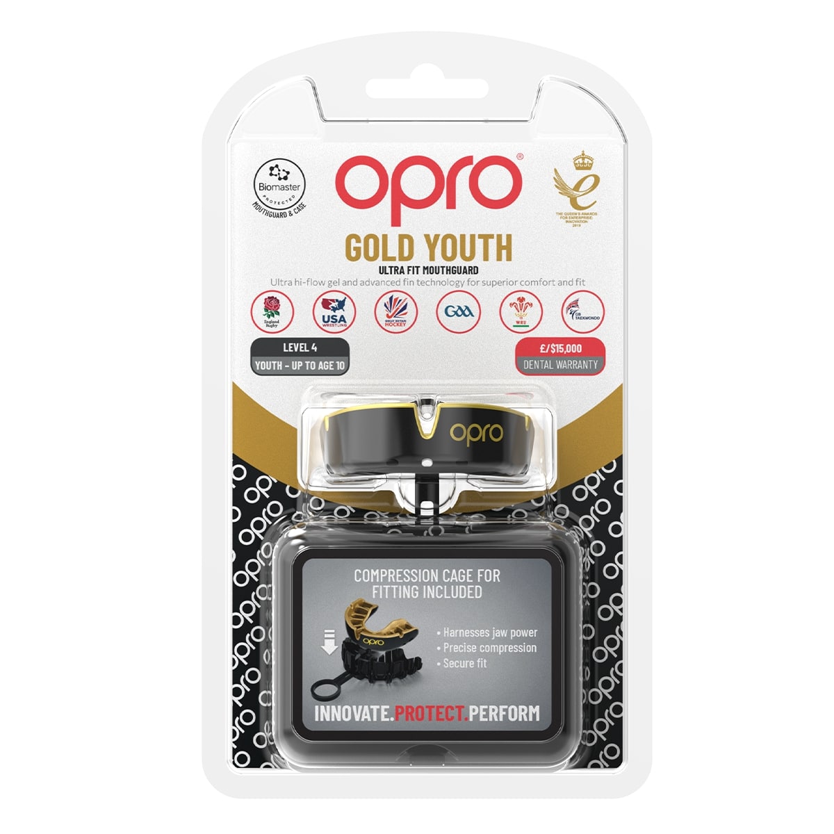 Opro Mouthguards Gold