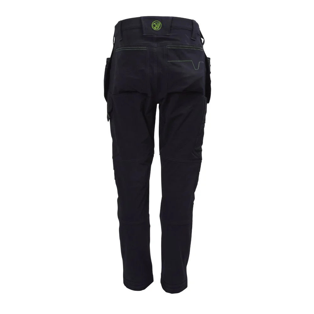 Black 4 X Way Stretch Trouser