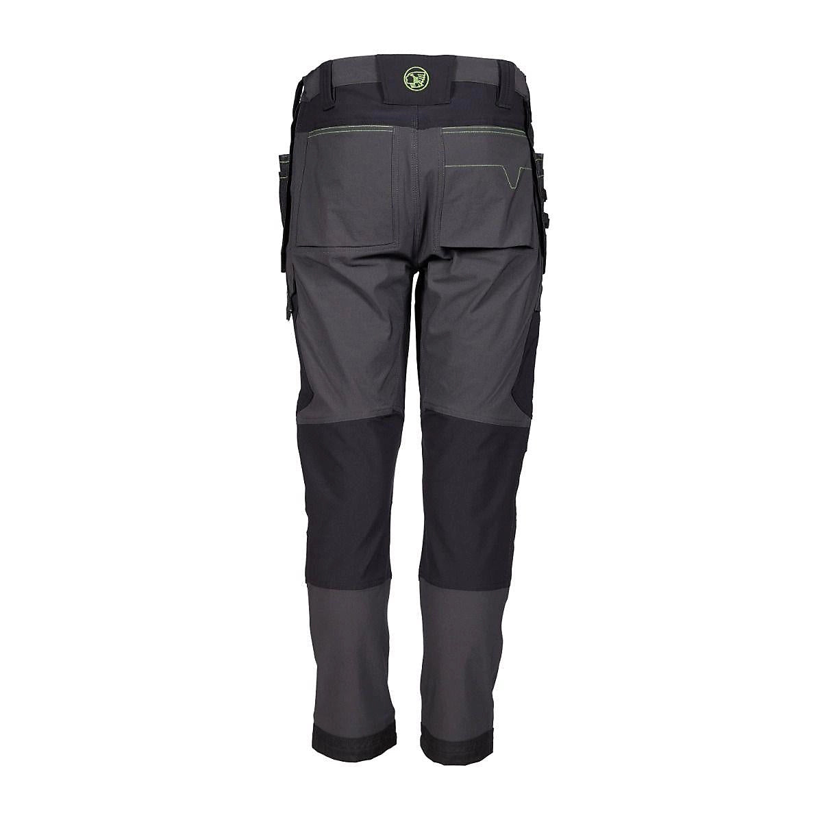 Grey/Black 4 Way Stretch Trouser