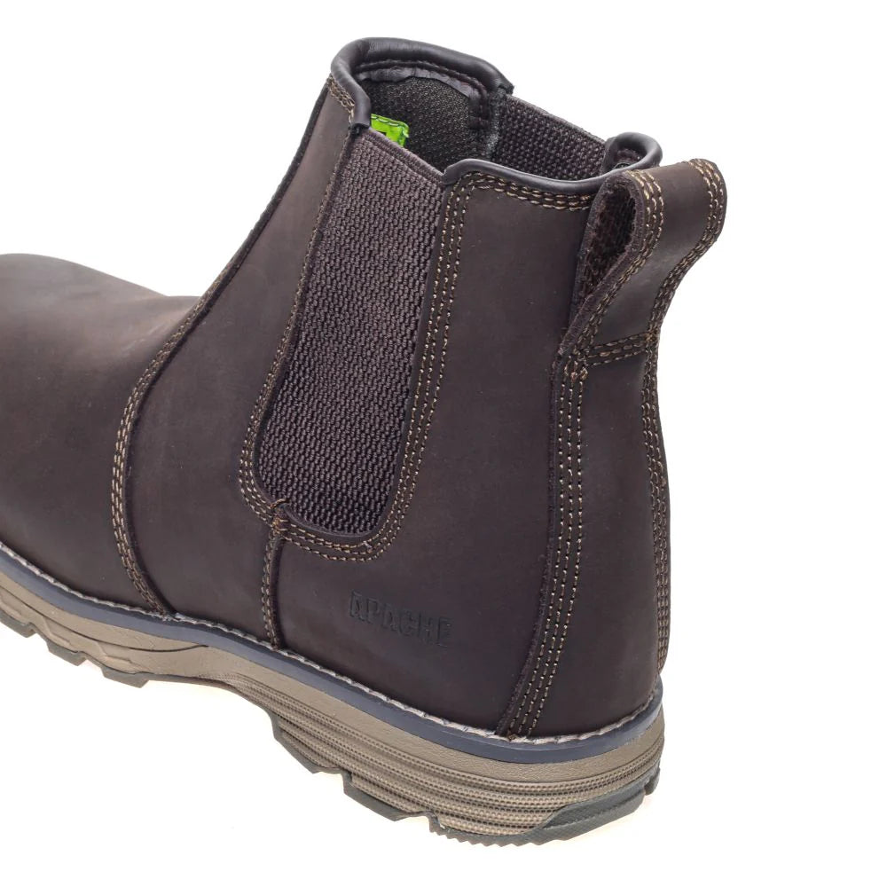 Lightweight Safety Dealer Boot Brown Footwear