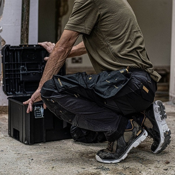 DeWalt Regular Fit Stretch Trouser (Grey Black)