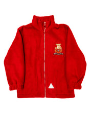 Bear logo Red Fleece - Bowerham Primary