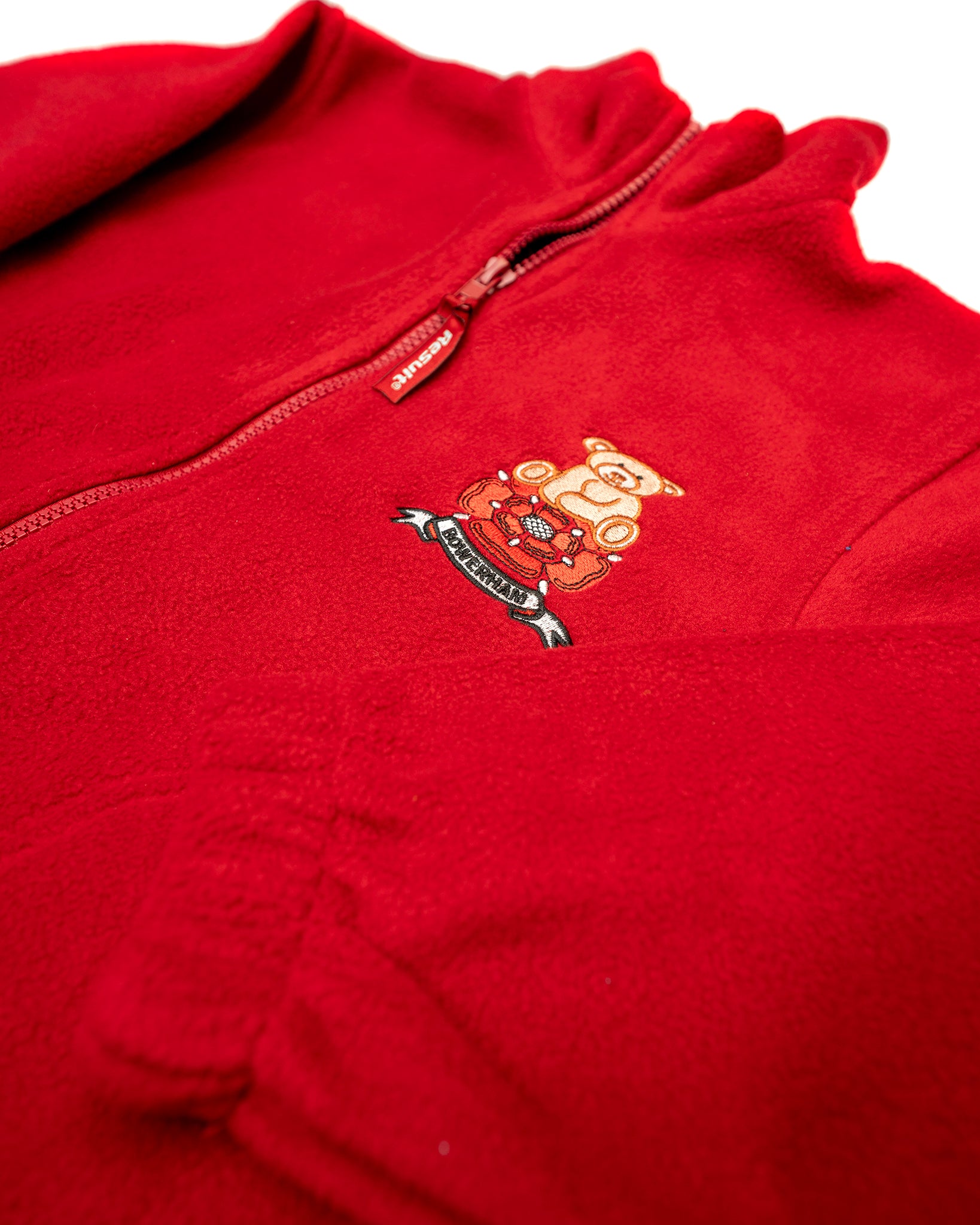 Bear logo Red Fleece - Bowerham Primary