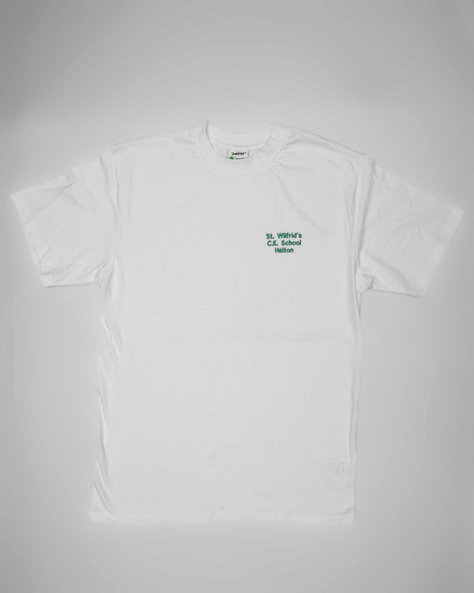 St Wilfrid's Halton P.E Top (WHITE)