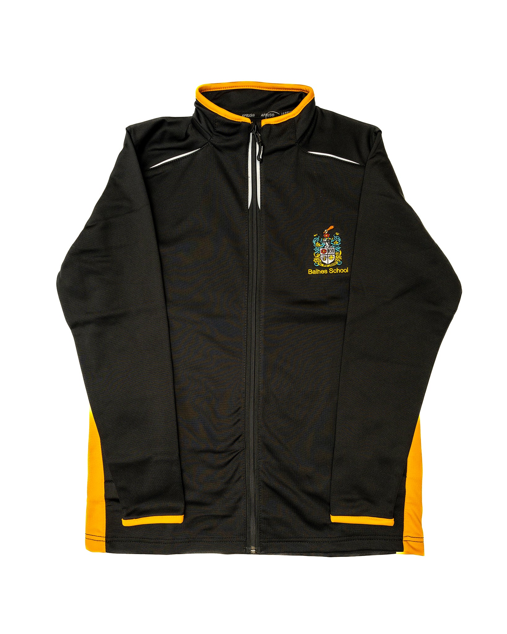 Baines Track Top/Jacket (Black/Gold)
