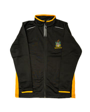 Baines Track Top/Jacket (Black/Gold)