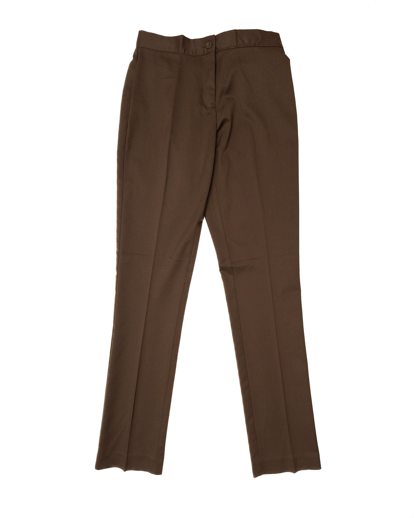 Girl's Slim Leg Trouser (Brown) GTR-533