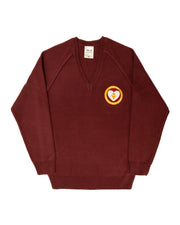Blessed Sacrament V Neck Knitted Sweatshirt