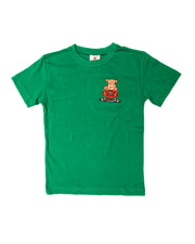 Bear logo P.E. t-shirt in Green - Bowerham Primary