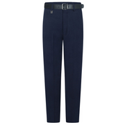 Zeco Navy Elastic Belted Eco-Trouser (BT3056)