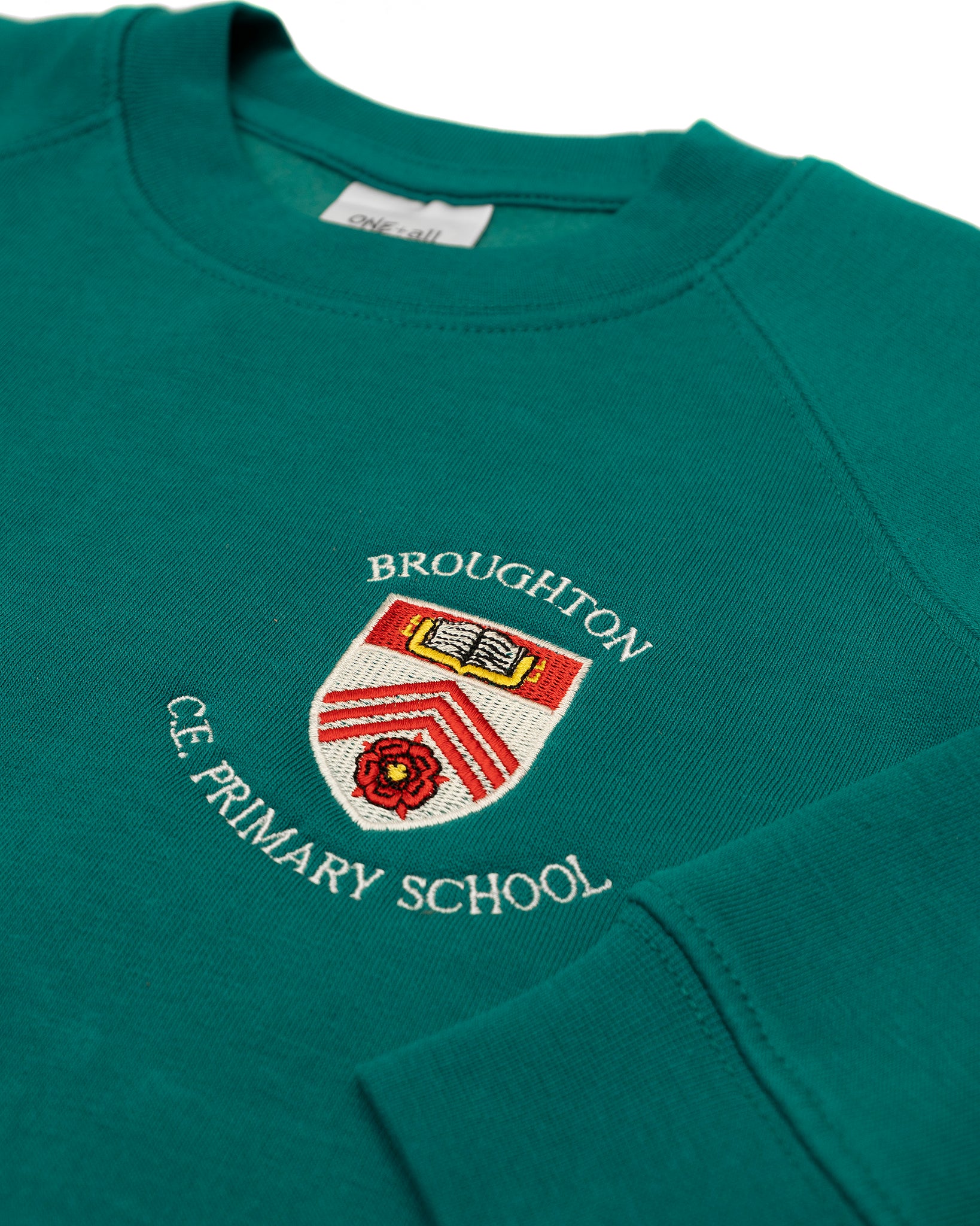 Broughton Primary Nursery Jumper - Jade (Embroidered)