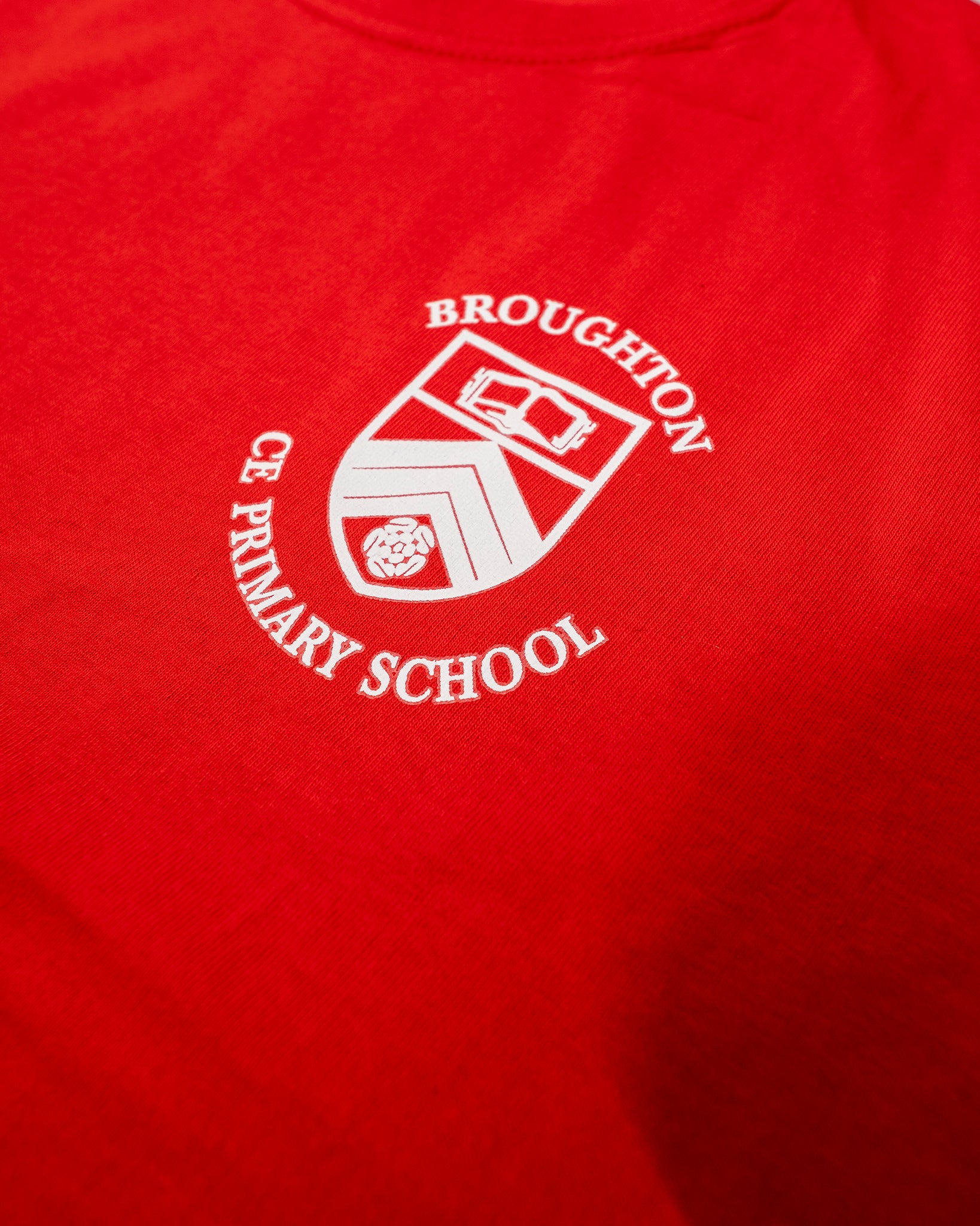 Broughton Primary P.E T-Shirt (RED)