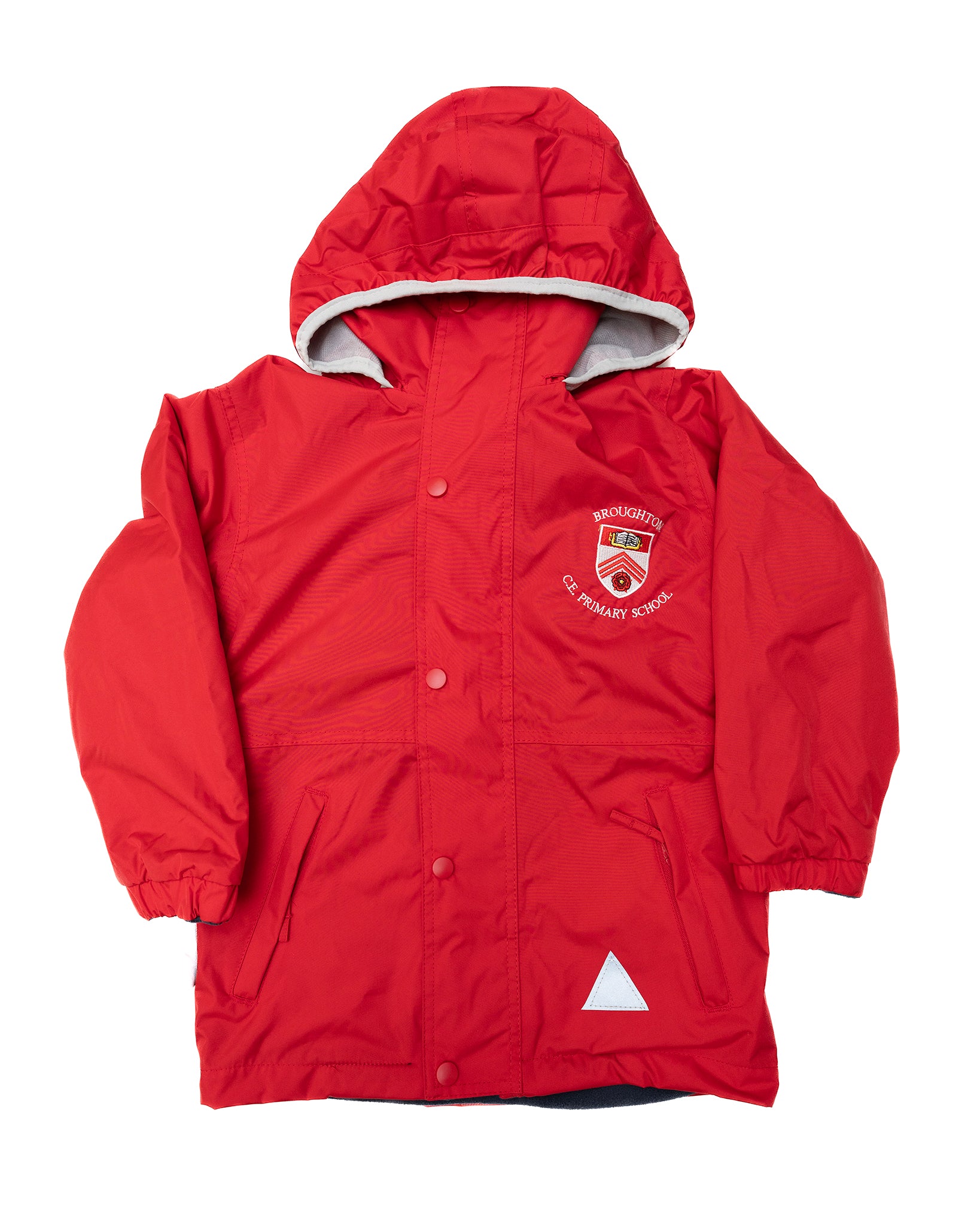 Broughton Primary Reversible Jacket - Red (Embroidered)