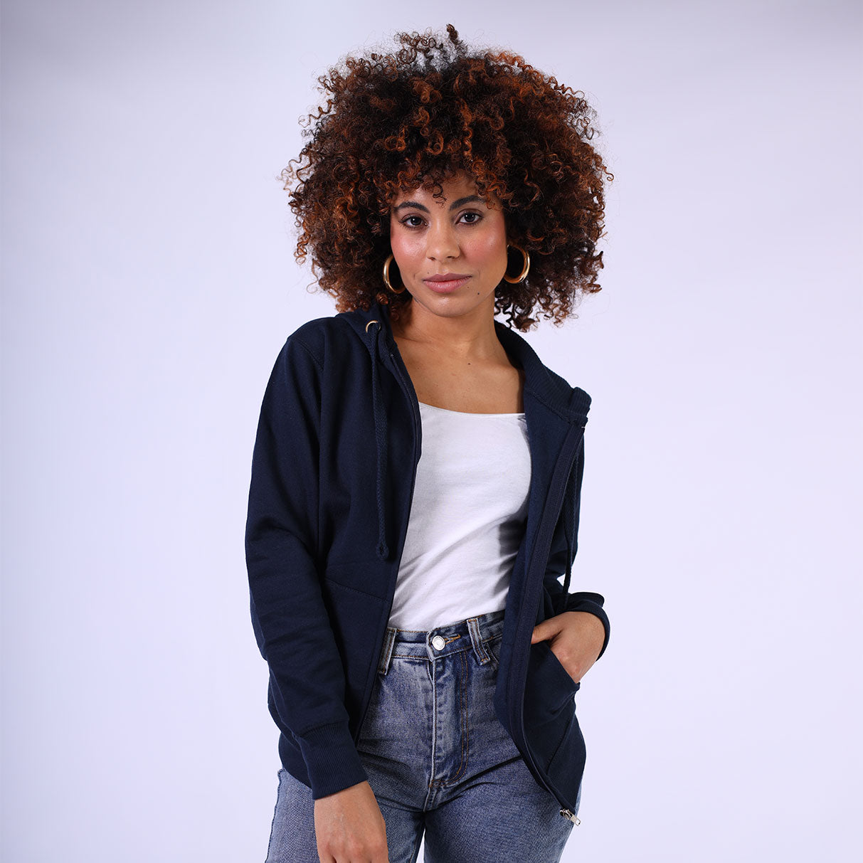 Nebula Comfort Cut Zip Hoodie - CR04