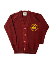 Carr Head Maroon Knitted Cardigan