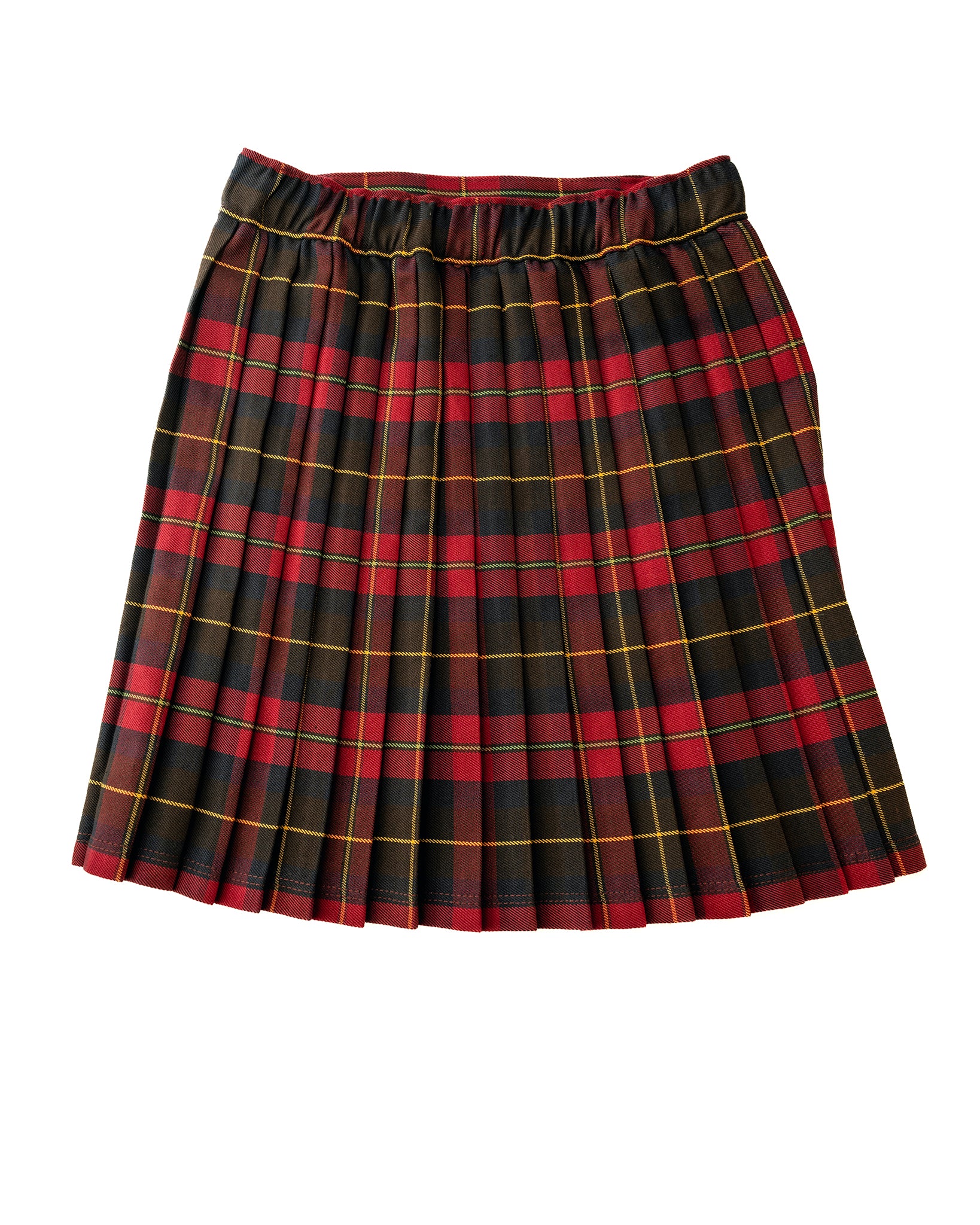 Maroon Tartan Button Kilt
