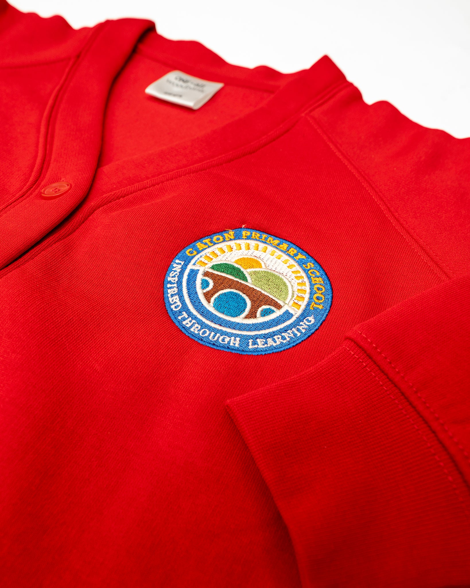 Caton Primary Cardigan (Red)