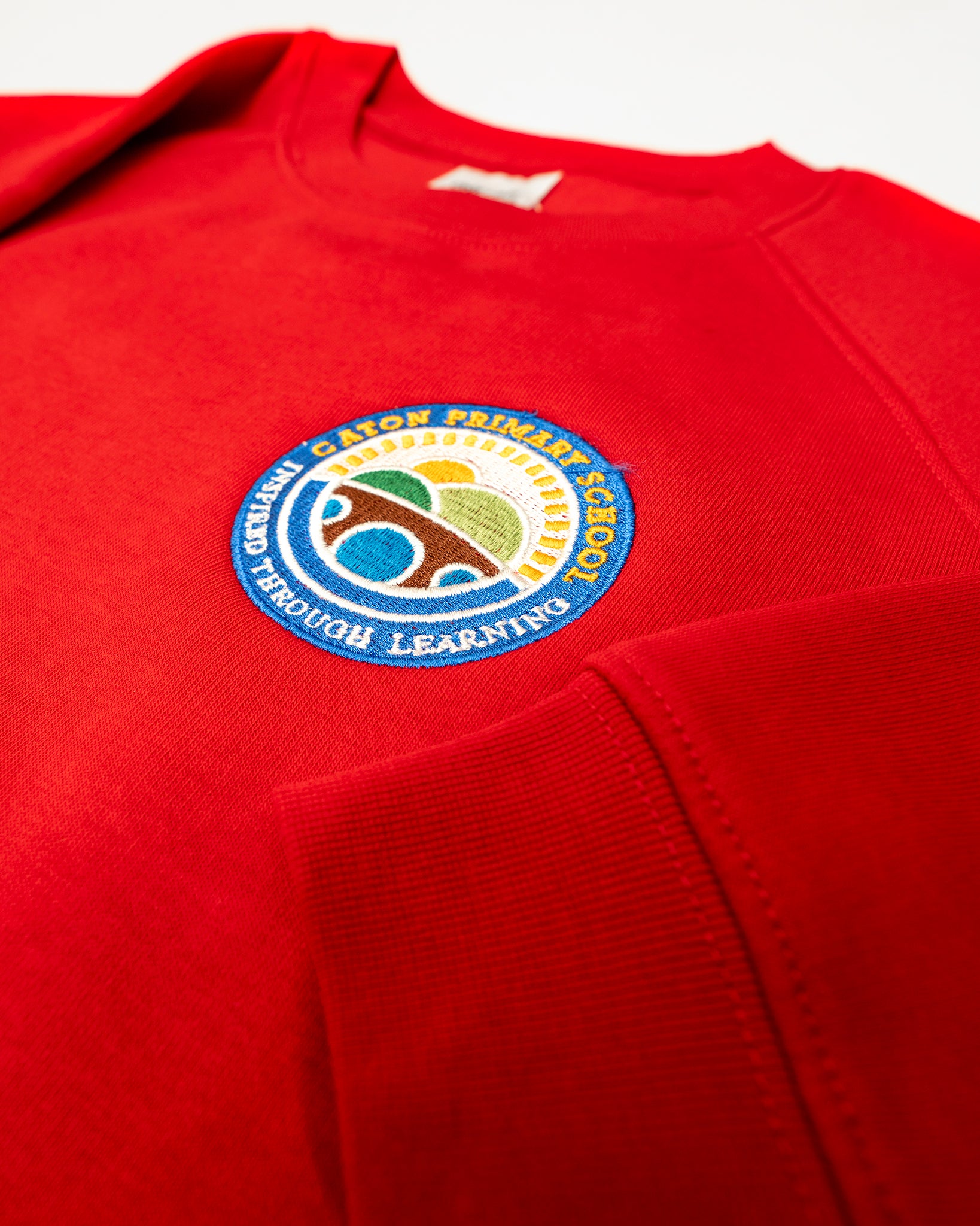 Caton Primary Crew Neck Sweatshirt