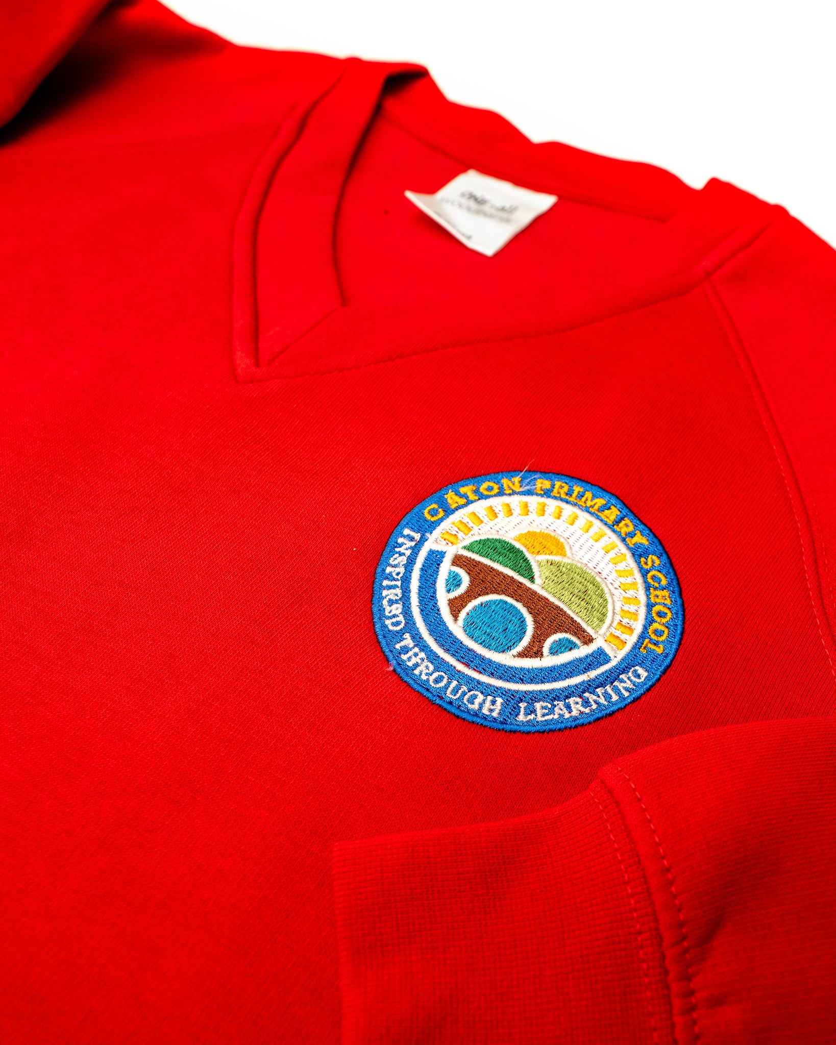 Caton Primary Year 6 Jumper V-Neck (Red)