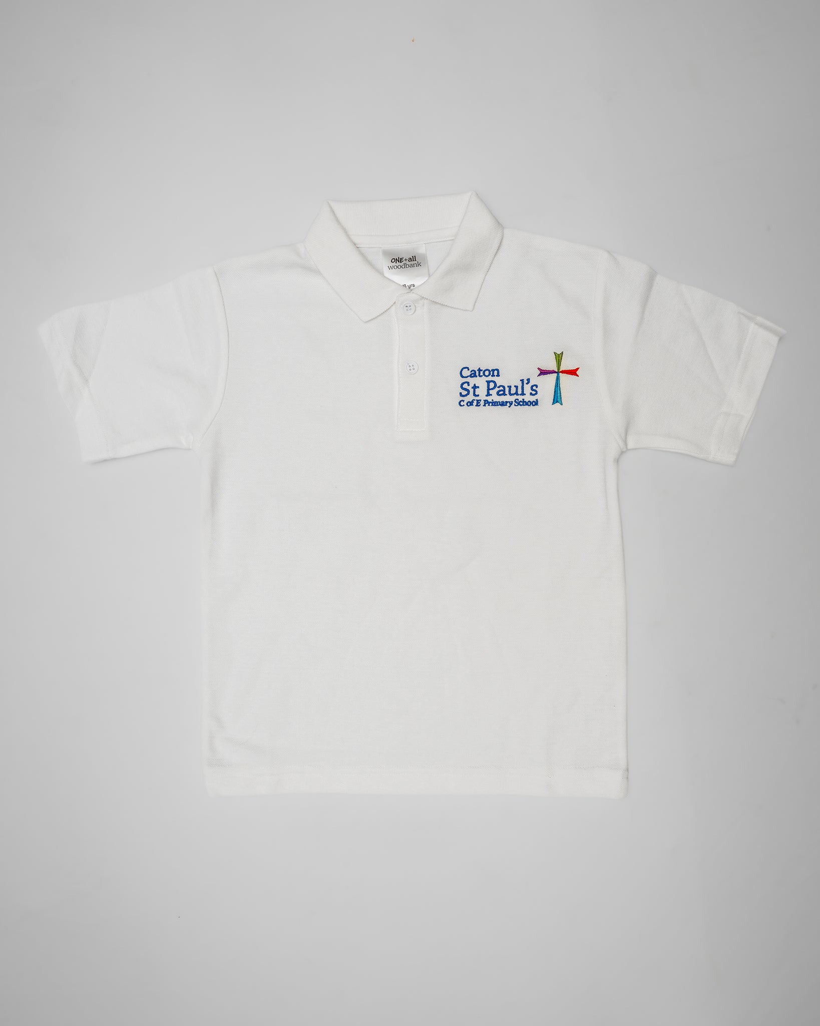 Caton St Paul's Primary Polo (White)