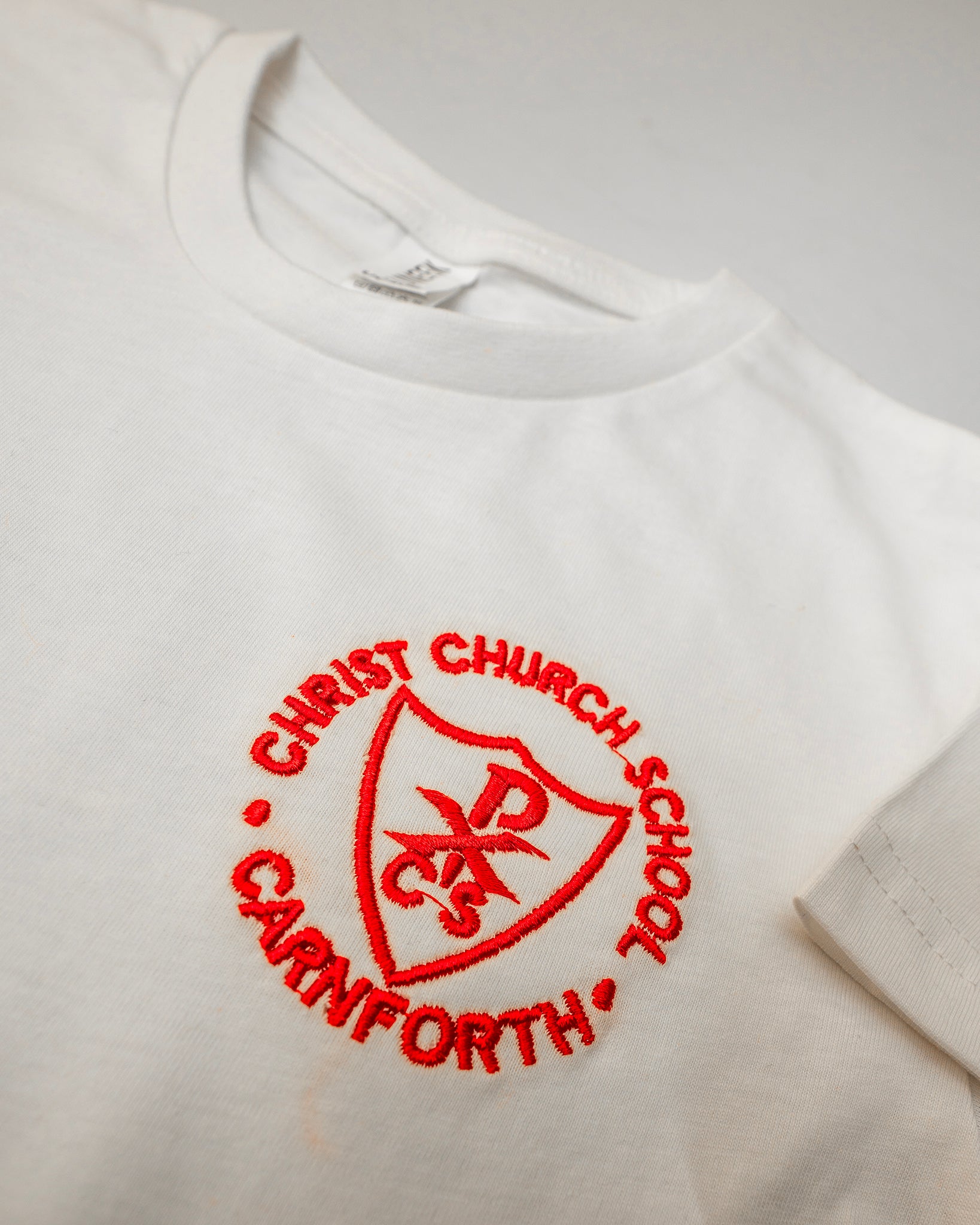Christ Church Carnforth P.E Top  (White)