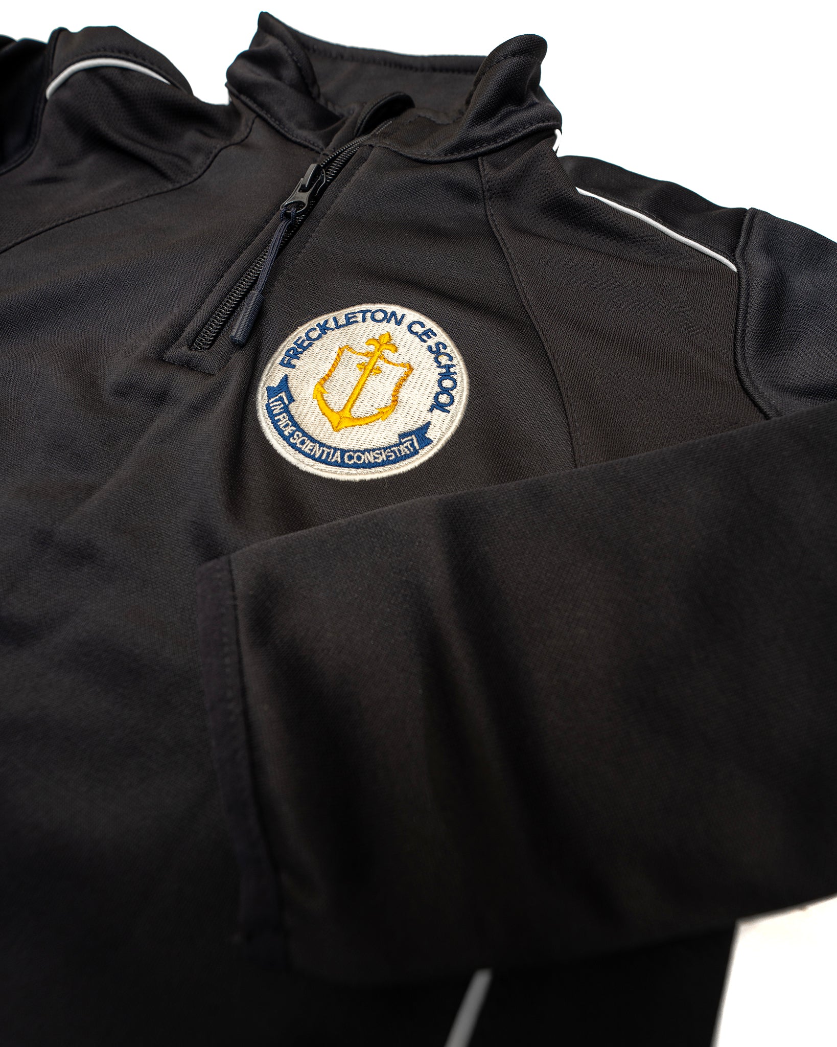 Freckleton CE P.E 1/4 Zip Top - Embroidered
