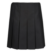 Zeco Black Junior Stitch Down Pleated Skirt (GS3505)