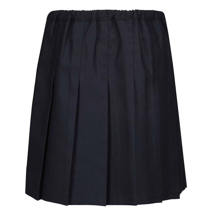 Zeco Navy Junior Stitch Down Pleated Skirt (GS3505)
