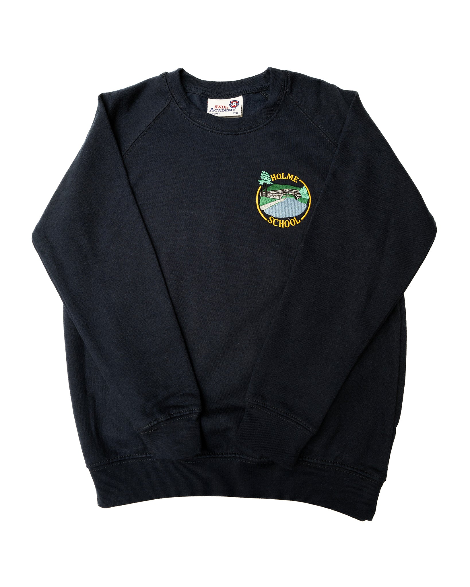 Holme School Crew Neck Navy Sweatshirt