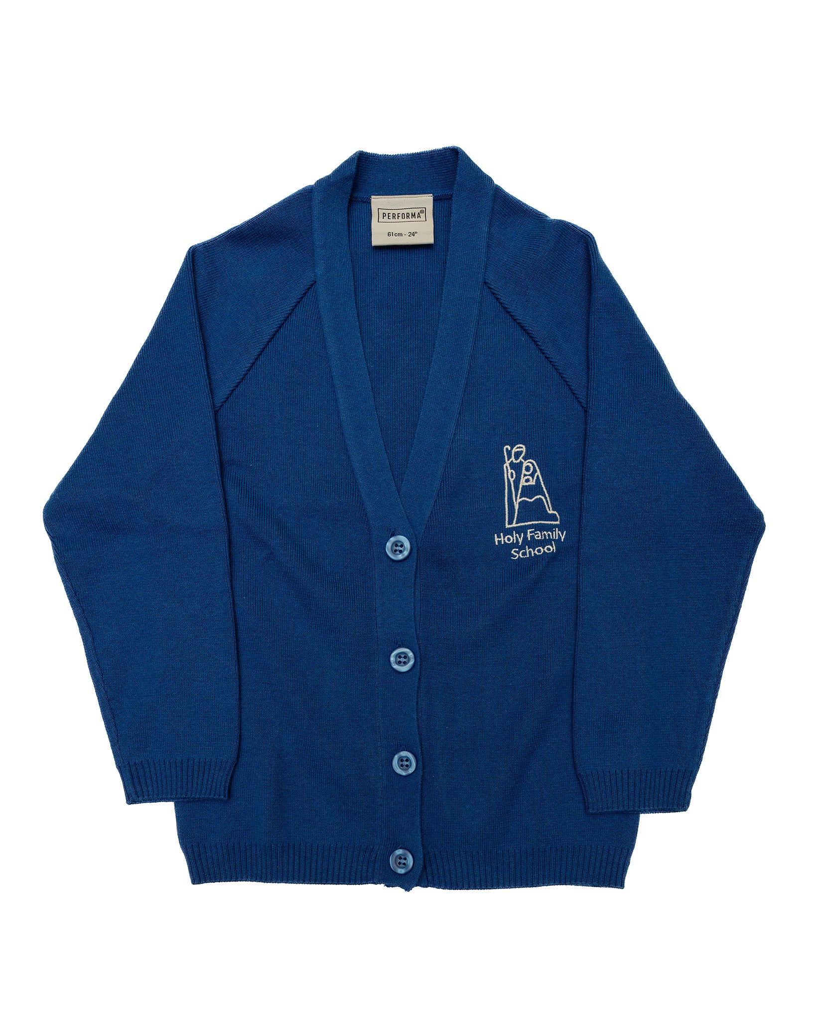 Holy Family CPS Warton Knitted Cardigan (Royal)