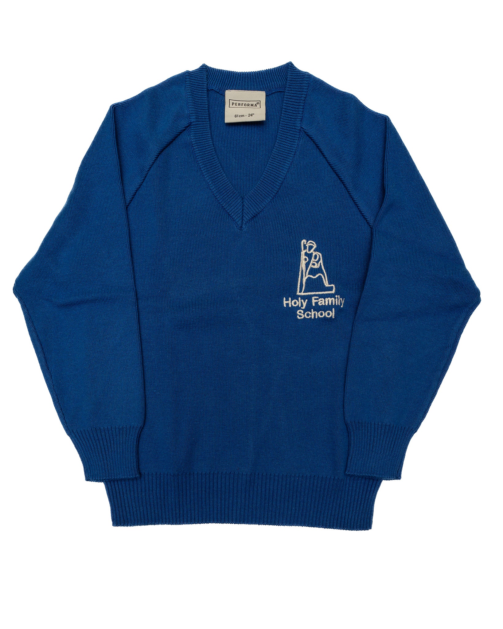 Holy Family CPS Warton V-Neck Knitted Jumper (Royal)