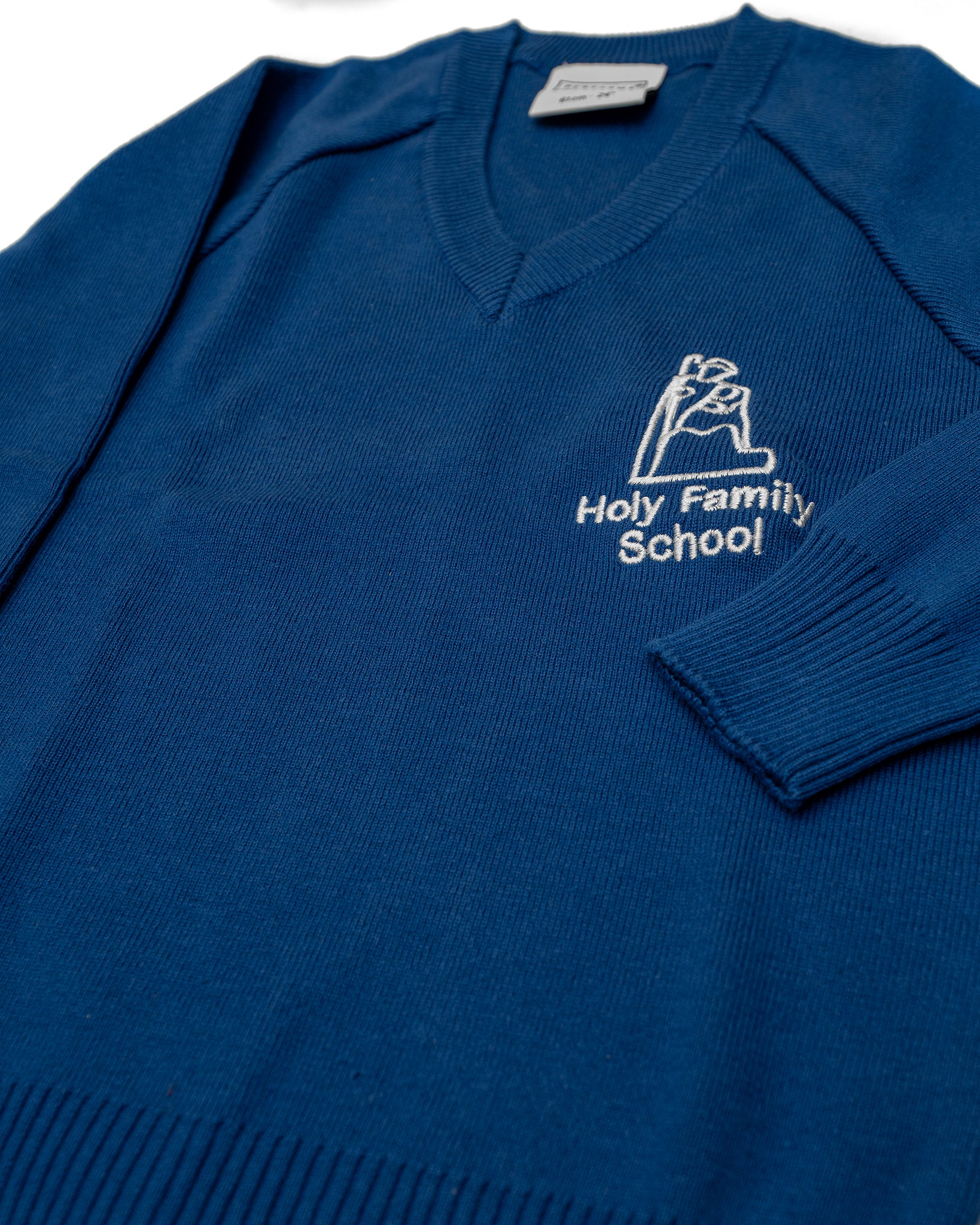 Holy Family CPS Warton V-Neck Knitted Jumper (Royal)