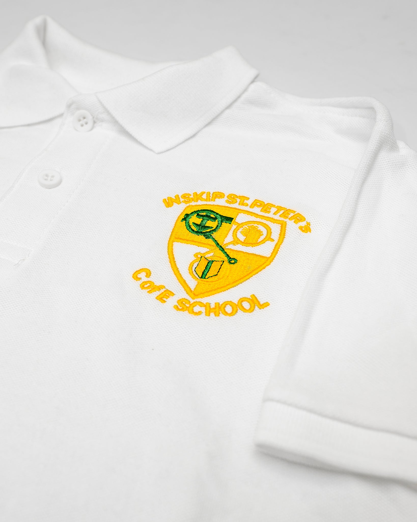 Inskip St Peter's Polo Shirt (White)