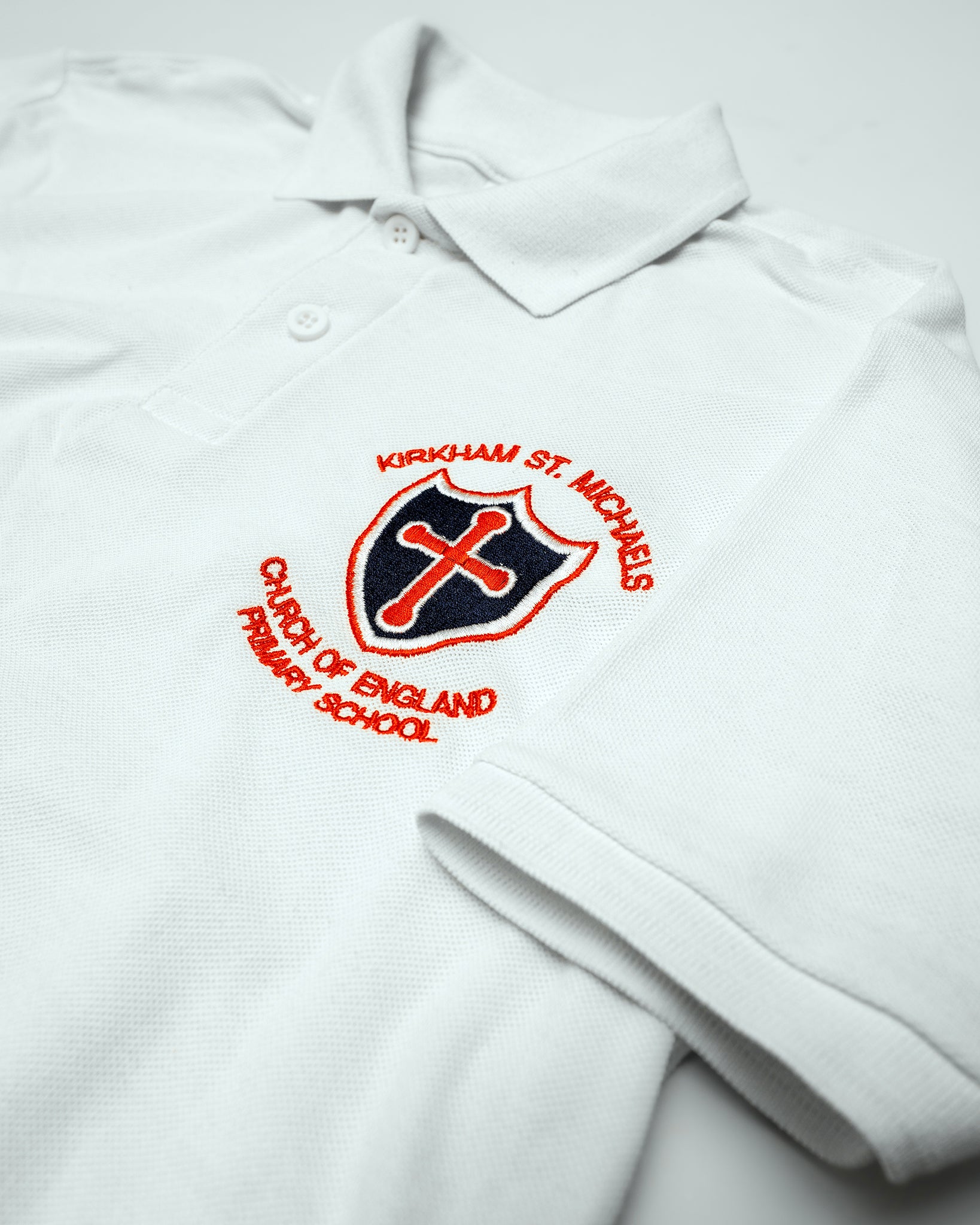 Kirkham St Michaels Summer Polo (White)