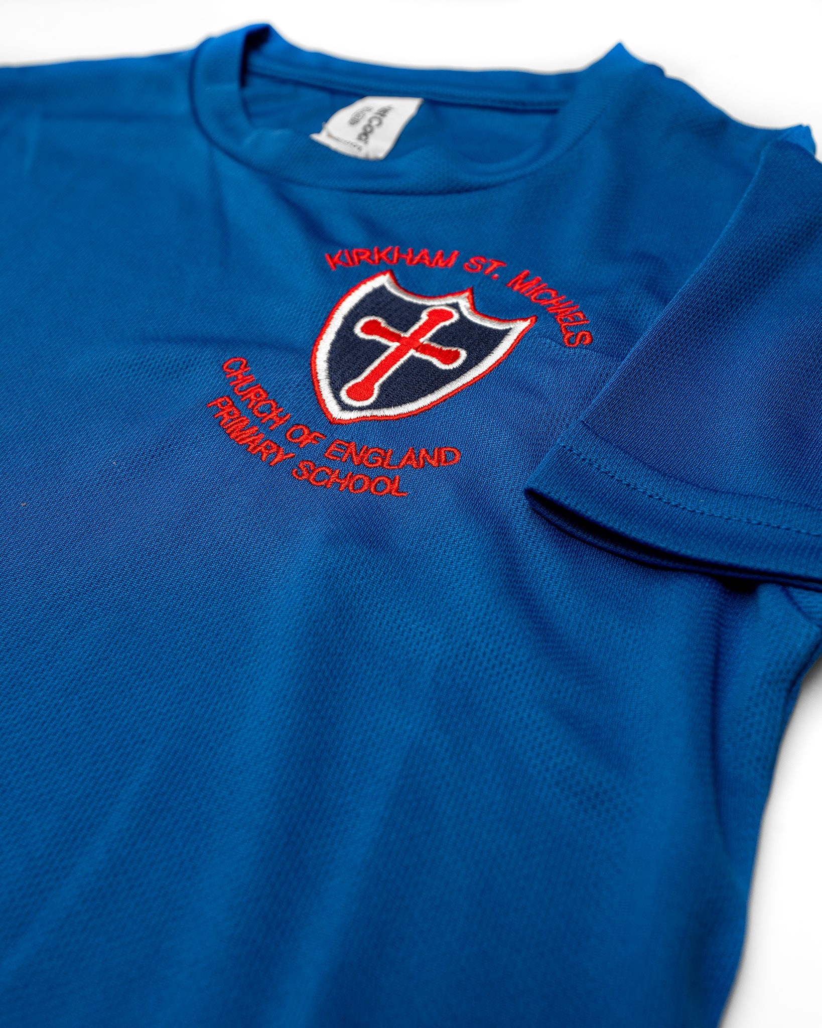 Kirkham St Michaels P.E Top (Blue)