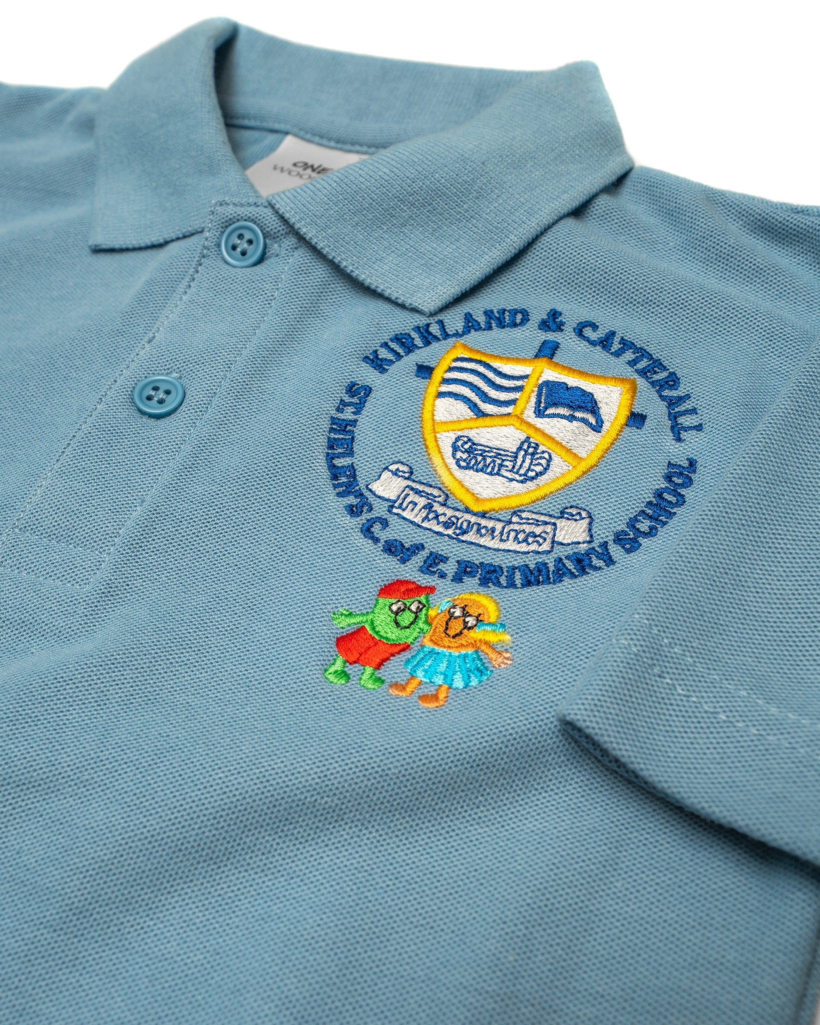 Kirkland Polo Shirt (Sky) - Jelly Beans Pre School