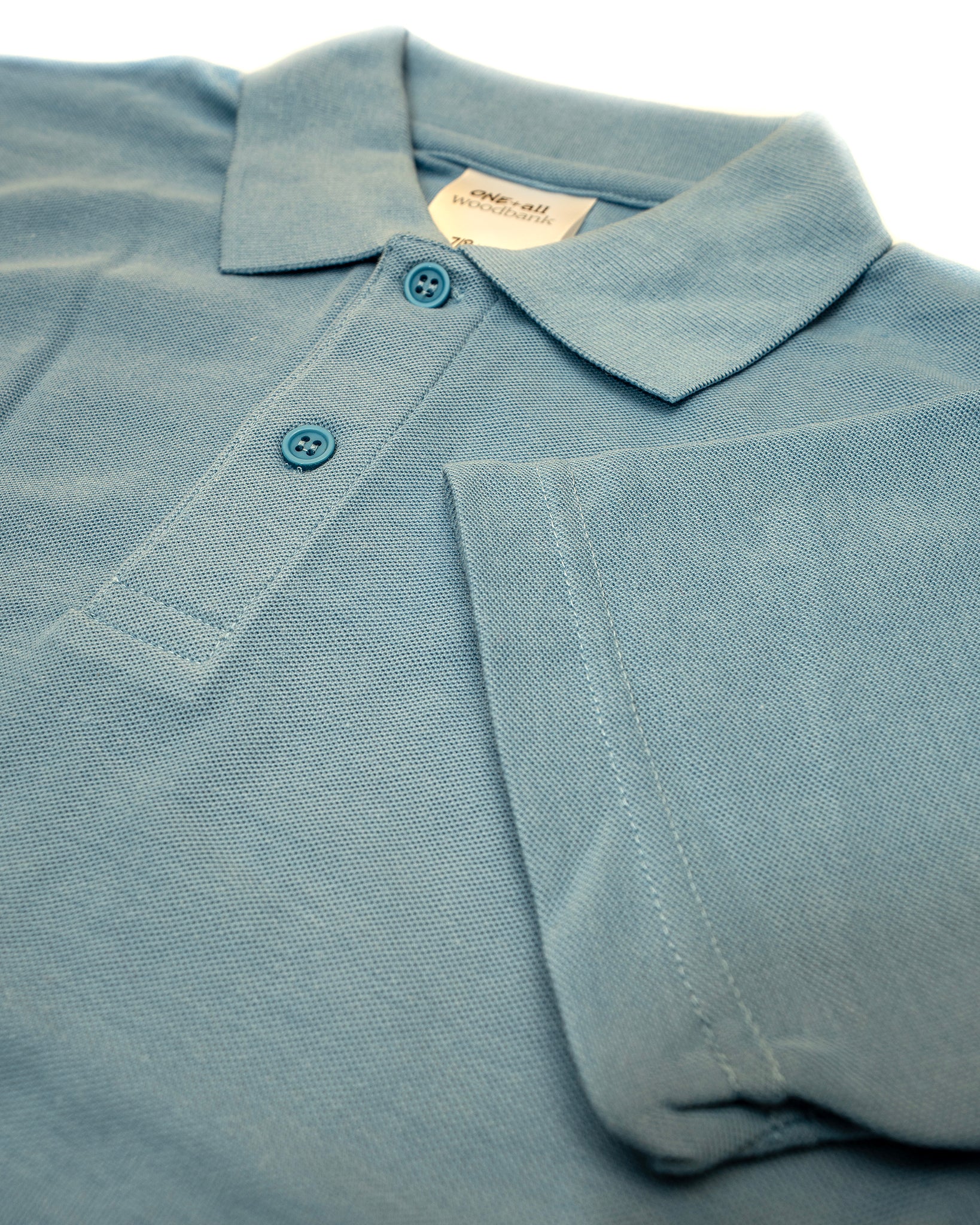 Kirkland Polo Shirt (Sky) - Plain