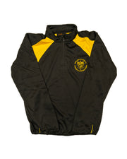 Kirkland P.E 1/4 Zip Track Top (Black/Yellow)