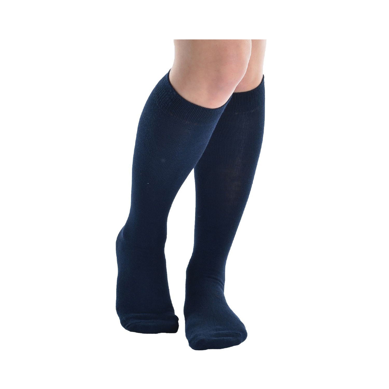 Pex Knee High Socks - 2 Pair (Navy)
