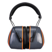 Hi-Vis Extreme PPE Ear Defenders High - Grey / Orange - Portwest PS43