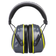 Hi-Vis Extreme PPE Ear Defenders Medium - Grey/Yellow - Portwest PW73