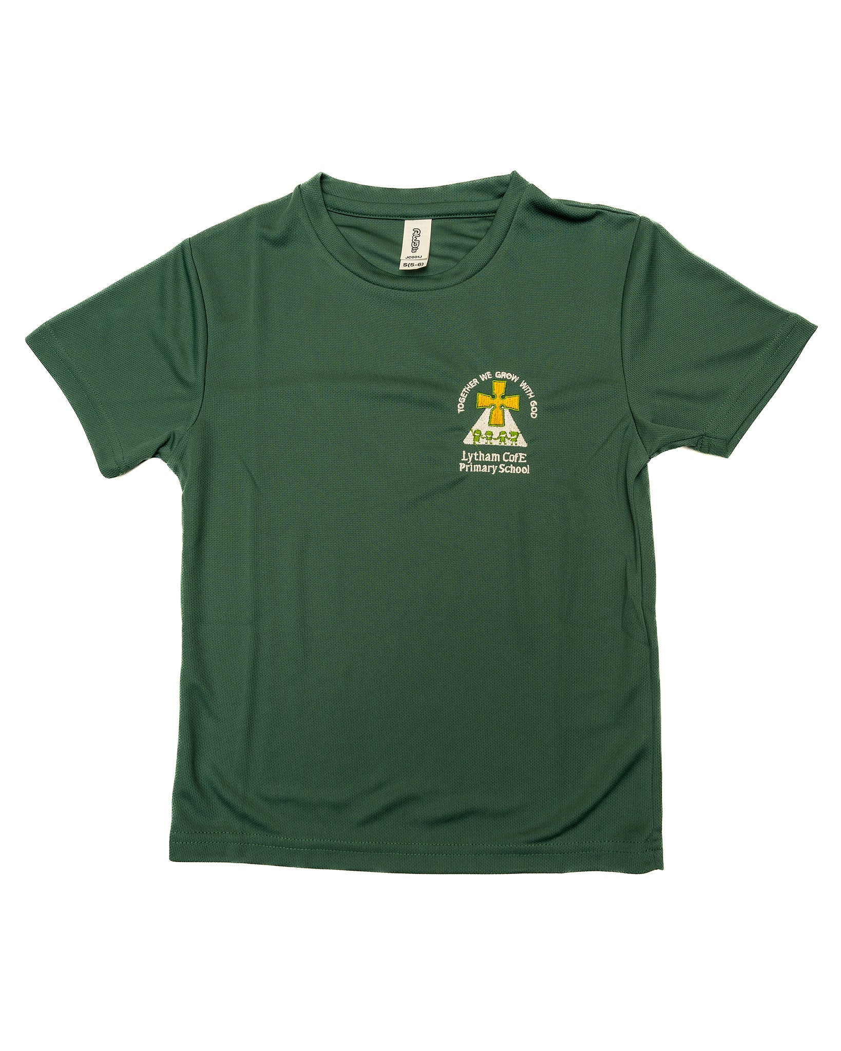 Lytham C of E P.E T-Shirt (Bottle Green)