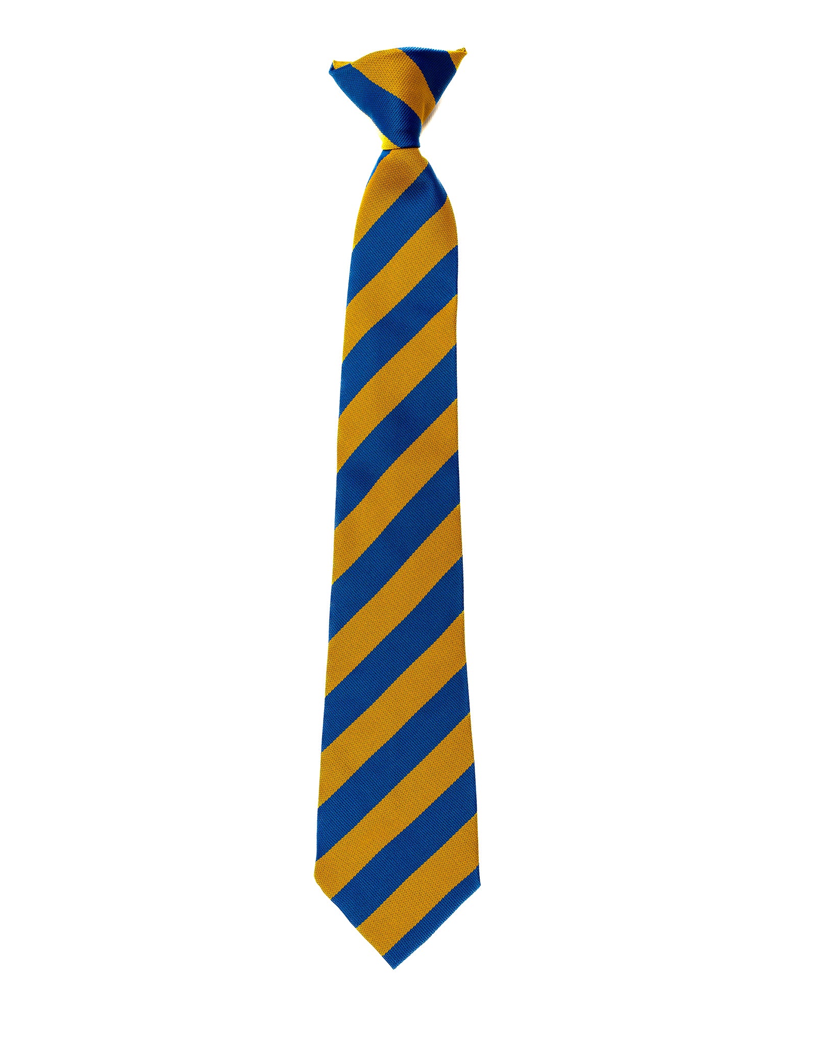 Medlar & Wesham Clip On Tie (Royal/Yellow)