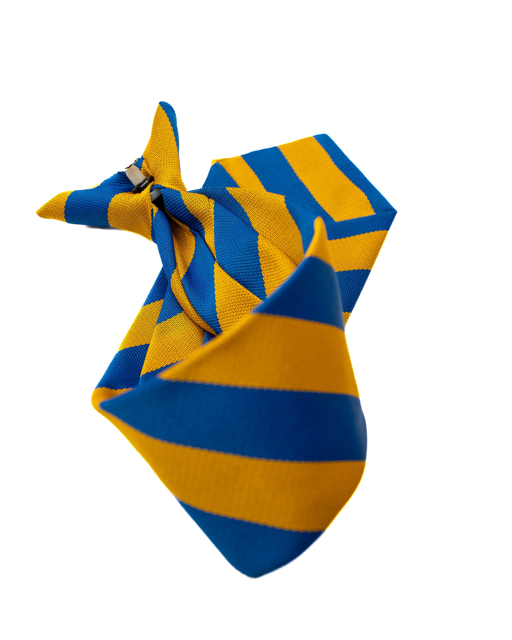Medlar & Wesham Clip On Tie (Royal/Yellow)