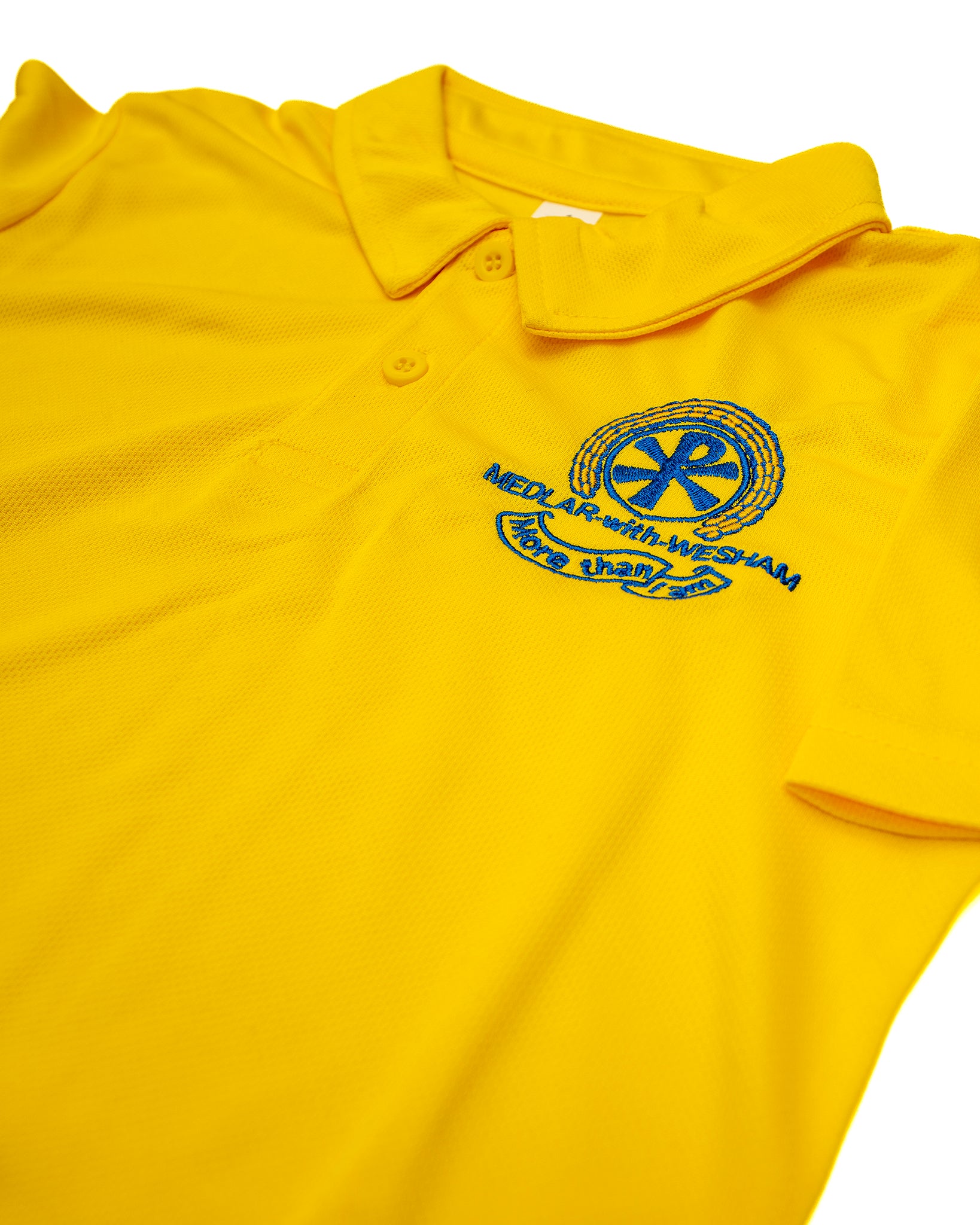 Medlar & Wesham P.E Polo Top (Yellow)