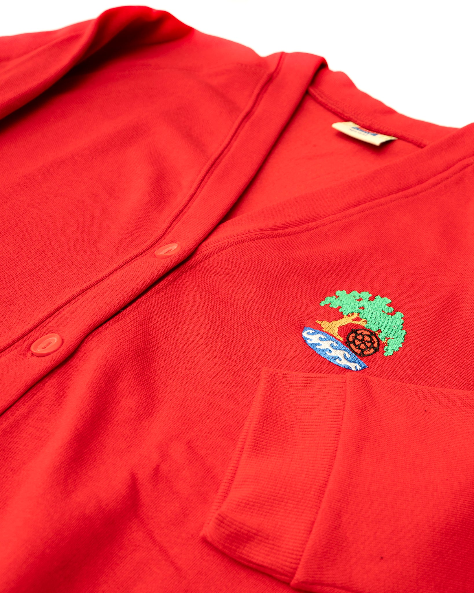 Morecambe Road Cardigan (Red)