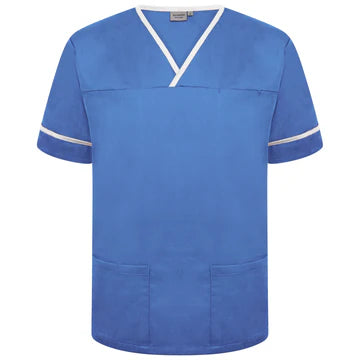Contrast Trim Smart Scrub Top