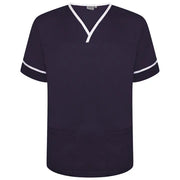 Contrast Trim Smart Scrub Top