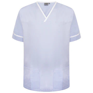 Contrast Trim Smart Scrub Top